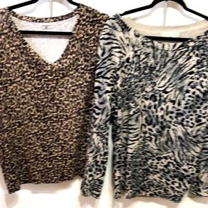 Jones New York Two Sweater Women Tops Bundle Collection 👚